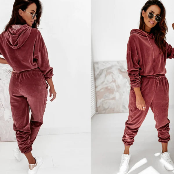 MonAmi Anna Fluwelen Joggingpak | Zacht & StoerMonAmi Anna Fluwelen Joggingpak | Zacht & Stoer
